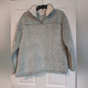 Peach Love California Soft Warm Cozy Teddy Jacket Large